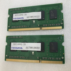 I.O DATA PC3L-12800S 4GB 2GB 2枚組 4GB DDR3L ノートPC用 メモリ 204ピン DDR3L-1600 2GB 2枚 DDRL LAPTOP RAM