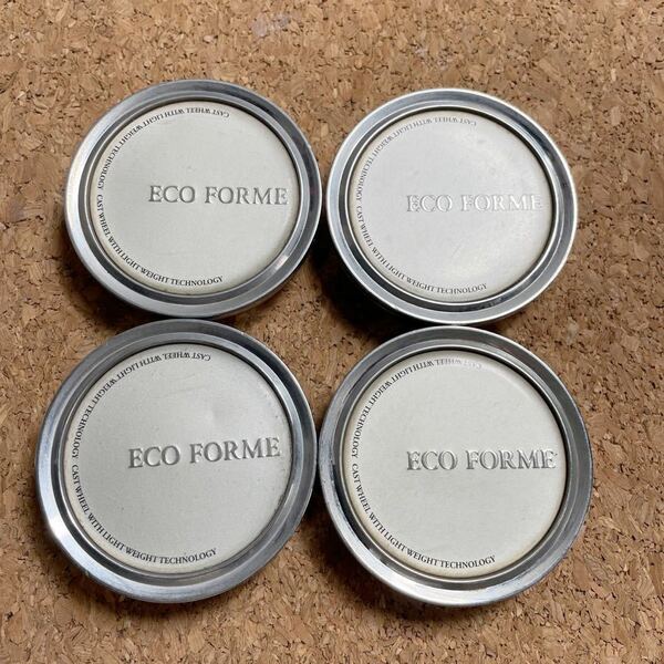 ★即決 送料無料★ M054 eco forme エコフォルム センターキャップ 61mm 4個セット　汎用ホイール　社外ホイール