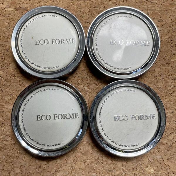 ★即決 送料無料★ C044 eco forme エコフォルム センターキャップ 61mm 4個セット　汎用ホイール　社外ホイール