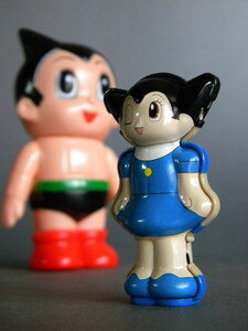 当時物 ★★鉄腕アトム sofvi ウランちゃん ブリキ !! 貯金箱 ソフビ 景品 おまけ Atom 漫画 ASTRO BOY 手塚治★★未使用 デッドストック品