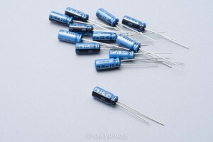 ニチコンKT　16V／22μF　アルミ電解コンデンサ（オーディオ用105℃対応品）　新品12個セットA