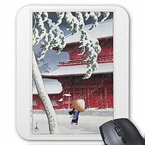  river .. water [ lawn grass increase on temple ]. mouse pad ( white ground )( photo pad )