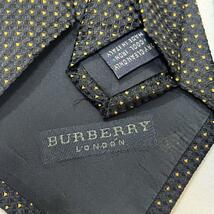 BURBERRY LONDON バーバリーロンドン　ネクタイ　ドット柄　ビジネス　中古　メンズ_画像4