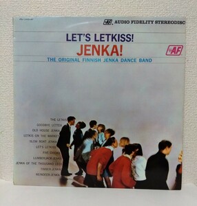 [LP]ORIGINAL FINNISH JENKA DANCE BAND【LET'S LETKISS! JENKA! これがジェンカ!!】1965年 国内盤 北欧 フォークダンス