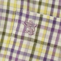 THE SCOTCH HOUSE スコッチハウス 通年 長袖 ボタンダウン チェック★ シャツ Sz.M　メンズ　C3T07305_8#C_画像5