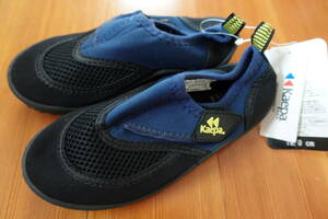  бесплатная доставка * новый товар 19cm[Kaepa] морской обувь * одноцветный темно-синий темно-синий ребенок обувь сандалии уличный Kids море река путешествие resort вода обувь 