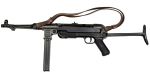 MP40 サブマシンガン ベルト付 DENIX デニックス 1111/C 64cm レプリカ ライフル銃 コスプレ 小物 模造 リアル ドイツ ライフル