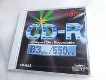 未開封　FUJITSU CD-R 550MB 63min 5枚_画像2