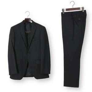 10【極美品】ミスタージュンコ スーツ YA4 メンズ スリムM ブラック 黒 88－74－165 洋服の青山 tqe Mr.JUNKO 秋冬 ★未使用に近い極美品★