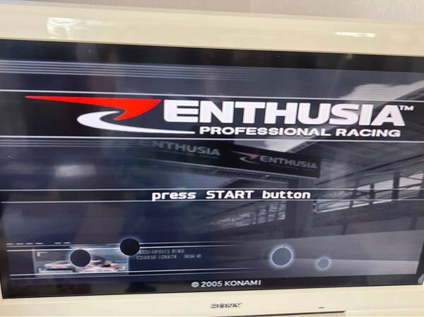 23-PS2-1023 プレイステーション2 ENTHUSIA エンスージア コナミ殿堂セレクション 動作品 PS2 プレステ2