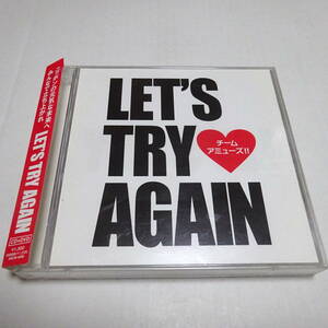 初回限定盤CD＋DVD/ステッカー＆帯付「チーム・アミューズ / LET'S TRY AGAIN」