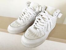 NIKE AIR FORCE 1 MID エアフォースミッド 白 ホワイト 315123-111 28.5cm_画像1