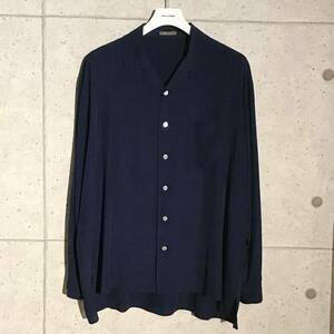 ONtheCORNER ITEM No.1402/Y's formen wise for men искусственный шелк открытый цвет рубашка темно-синий YohjiYamamotoPOURHOMME детский Homme 