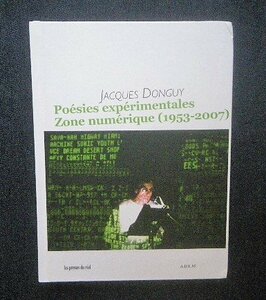 Jacques Donguy 実験詩 前衛 視覚的・音響的 400ページ 洋書 Poesies experimentales Zone numerique 1953-2007