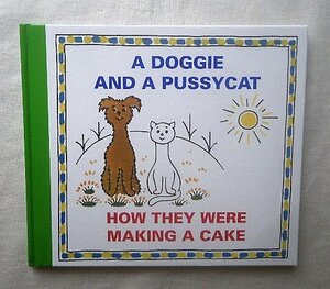 プラハ発行 ヨゼフ・チャペック 犬と猫 チェコ絵本 洋書 Josef Capek A Doggie and a Pussycat How They Were Making a Cake