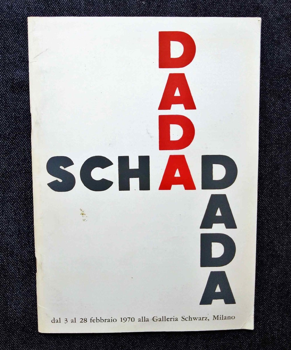 1970 Кристиан Шад Немецкий дадаист Кристиан Шад DADA Galleria Schwarz Иностранные книги Дадаизм, Рисование, Книга по искусству, Коллекция, Книга по искусству