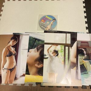 菊地姫奈DVD、菊地姫奈写真集はばたき切り抜き10枚