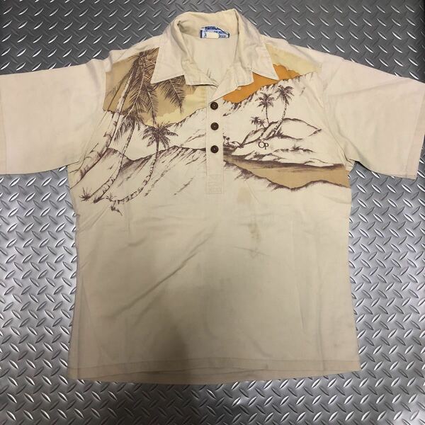70's OP ocean pacific shirt vintage プルオーバー ヴィンテージ　サーフィン オーシャンパシフィック　TAHITI
