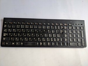 電源確認のみ Lenovo ワイヤレスキーボード SK-8661 レノボ　専用ドングルが必要　テンキー付き　フルキーボード