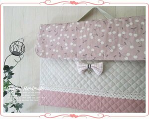 * cherry pattern * Cherry * sombreness pink series * disaster prevention head width cover *.. sause 