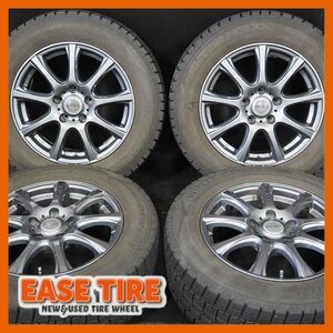 バリ山 ダンロップ WINTER MAXX WM02 / DUFACT【 215/60R16 / 6.5J +40 114.3 5H 4本 】スタッドレス クラウン カムリ マークX等