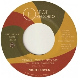 【新品/新宿ALTA】Night Owls/Cramp Your Style (Feat. N'dea Davenport) / Your Old Stand By: (Feat. Trish Toledo(FSPT1026)