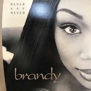 【HMV渋谷】BRANDY/NEVER SAY NEVER(83039)