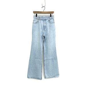 未使用品 2022SS BORDERS at BALCONY ボーダーズアットバルコニー FLARE DENIM PANTS フレアデニムパンツ 38 BD2211-3F-09