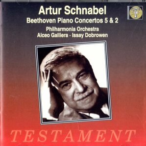 CD (即決) アルツゥール・シュナーベルのピアノで/ ベートーベンの２，５番「皇帝」協奏曲の画像1