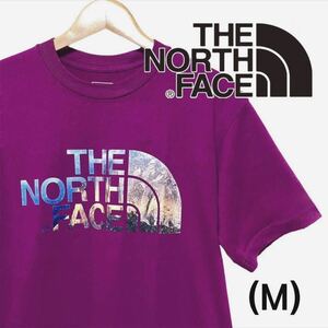 ザノースフェイス THE NORTH FACE 半袖 Tシャツ NT32001Z メンズ トップス ロゴプリント 紫 パープル Mサイズ ゴールドウィン【4891】F