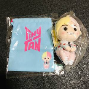 テヒョン V テテ BTS 防弾少年団 ぬいぐるみ ちょっこりさん 限定 FC ポーチ 巾着 マスコット TinyTAN 非売品 公式 グッズ マスコット