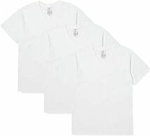  新品 [ヘインズ] Tシャツ(3枚組)を2セット　計6枚　V　首　Tシャツ　白　送料無料　LL　サイズ 綿100%_画像2