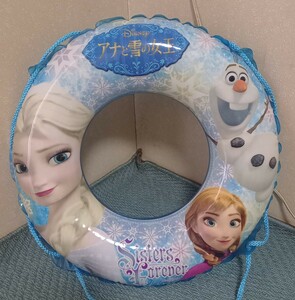 ディズニー　アナと雪の女王　浮き輪 うきわ　60cm 　中古品　