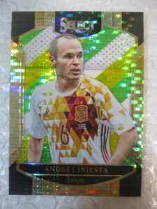 Ω 257　カード　サッカーPanini 2016-2017 SELECT【ANDRESINIESTA】パニーニ セレクト【アンドレス・イニエスタ】 未使用