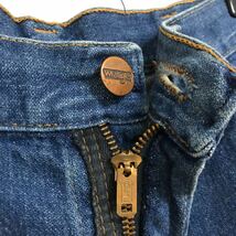 80's USA製 Wrangler ラングラー カットオフ デニム ショーツ W33 IDEAL ライトオンス ブロークンデニム MADE IN USA ビンテージ ジーンズ_画像3