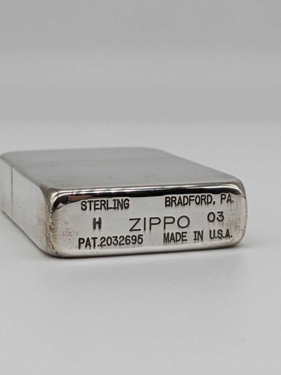 Yahoo!オークション -「zippo スターリングシルバー 2003」(Zippo