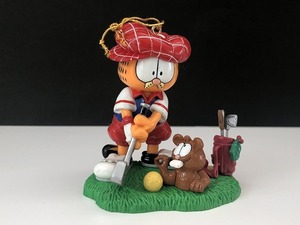 USA Vintage Garfield Pooh ключ орнамент Golf Garfield 1990 годы [ga-488]