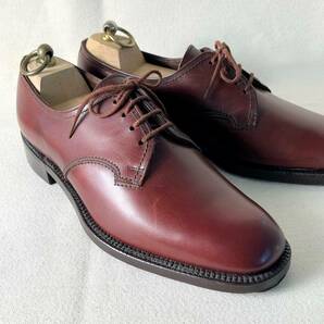 希少《 Dead Stock / Very Old 》 60s 70s デッド【 Crockett&Jones クロケット ボルドー レザー シューズ 7E 英国製 ビンテージ 】の画像3