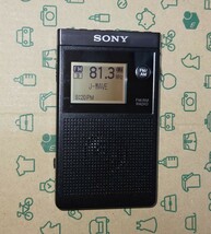 SRF-R356 ソニー 美品 受信確認済 完動品 AM FM ワイドFM 通勤 通学 出張 野球 防災 競馬 ハイキング 登山 ジョギング 入院 通院 1024889_画像1