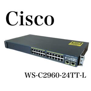 シスコ WS-C2960-24TT-L Cisco ルータ ネットワーク ETC0137