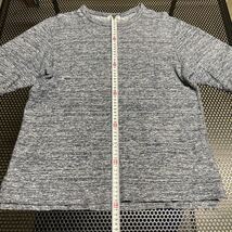 日本製 アバハウス ABAHOUSE パイル生地風 半袖 Tシャツ グレー made in japan_画像4
