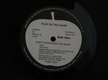 Yoko ONO★Plastic Ono Band/Play In The Dark UK Apple オリジナル_画像3