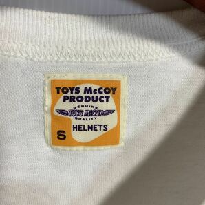 TOYS McCOY HELMET トイズマッコイ ヘルメット × Harvey Ball バーベイボール スマイル ROAD RIDER Tシャツ 白 S ホワイトの画像6