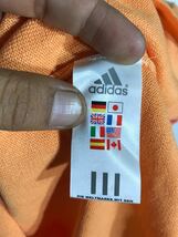 adidas アディダス テーラーメイドゴルフ SAMPLE 50年代ロカビリーシャツ風ストライプデザイン 半袖 ハーフZIP ニットポロシャツ M / M_画像5