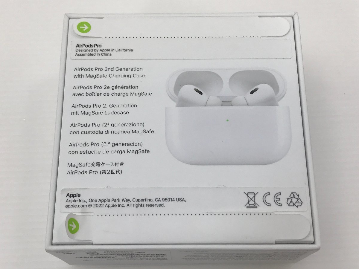 TAG・未開封品】 Apple AirPods Pro 第2世代MQD83J/A 〈93-230805-TM-4