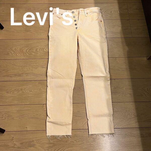 Levi's イエロー　デニム　501 