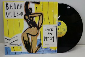 [TK2833LP] 12inch Brian Wilson / Love and Mercy（ブライアン・ウィルソン）UK盤 ペラジャケ 台紙 45rpm 2曲入り '88 ￥1000スタート！