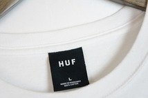 HUFハフ FOUR＆TWENTY 半袖Tシャツ カットソー 420PLANT LIFE ホワイト白811N_画像6
