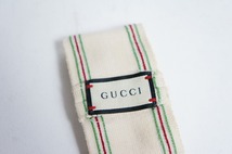 正規 2019年モデル GUCCIグッチ リストバンド ブレスレット ライン入り 572420 4G061 9267 アイボリー 本物626N_画像3