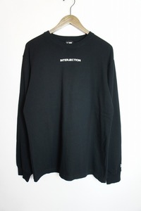 美品18SS KAZUYUKI KUMAGAIカズユキクマガイ KN01-708 × NEWERAニューエラ × MB 長袖Tシャツ カットソー ブラック黒715N